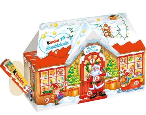 Kinder календар адвентовий у вигляді будиночку  234g