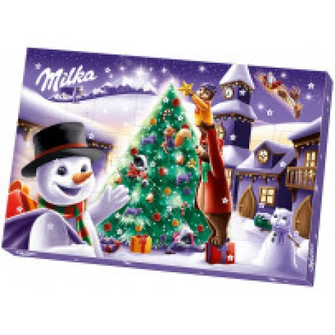 Milka, єлочка, шоколадний адвент календар, 200г