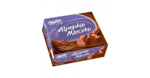 Цукерки milka Milka alpejskie mleczko czekoladowym пташине молоко шоколадне 330g