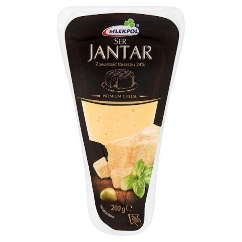Сир твердий Mlekpol mlekpol jantar 200 г.