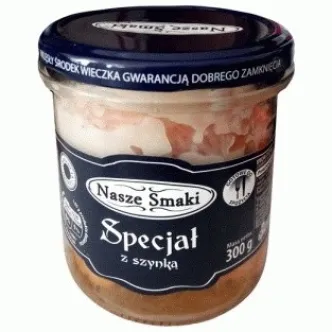 Тушонка Nasze Smaki Special Z Szynka Наші Смаки свинина з шинкою 300г