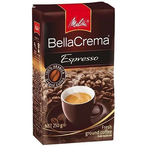 Кава мелена Melitta bellacrema 250г