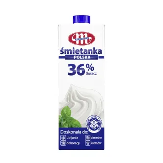 Вершки Mlekovita smietanka 36% 1л