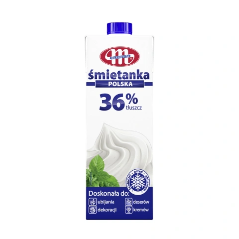 Вершки Mlekovita smietanka 36% 1л