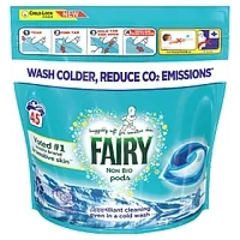 Капсули для прання універсал Fairy дитячий гіпоалергенний fairy non bio 45 шт.