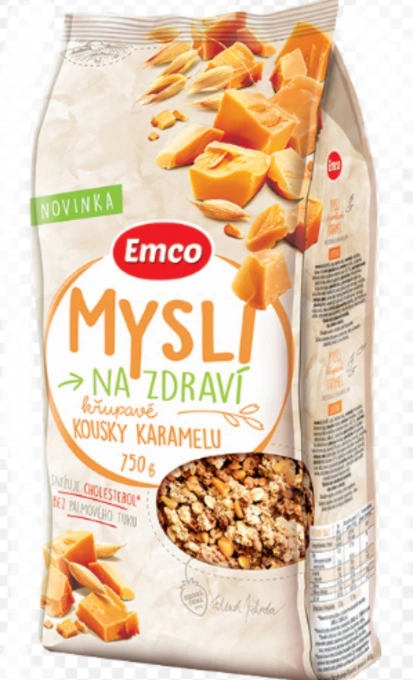 Мюслі emco Emco mysli karamel 750 г. ( карамель)