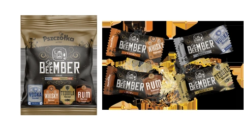 Карамель у шоколаді алкогольна нітка beember 100 грам