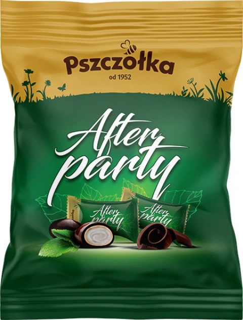 Цукерки шоколад з мятною начинкою after party100 грам