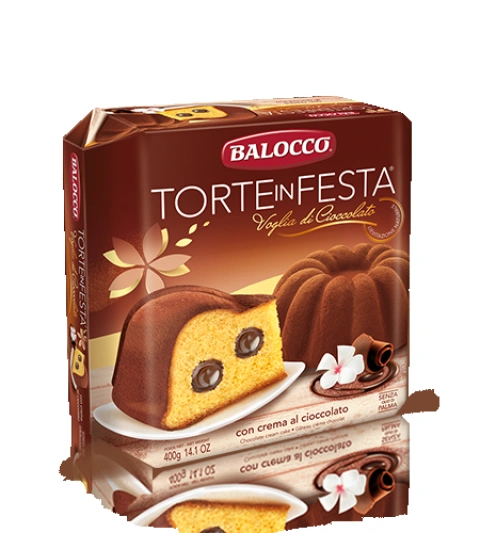 Панетоне balocco Balocco torte in festa із шоколадним кремом 400 г