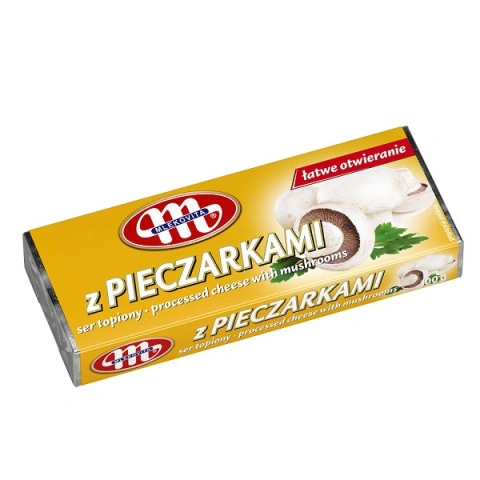 Сир Mlekovita z pieczarkami плавлений з шампіньонами 100г