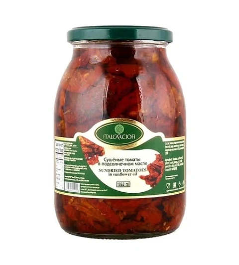 Помідори вялені Italcarciofi в олії 1000г