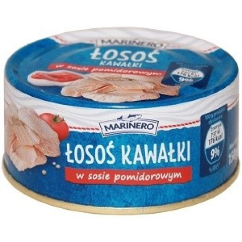 Лосось Шматочки Marinero Losos Kawalki w Sosie Pomidorowym в томатному соусі 150г