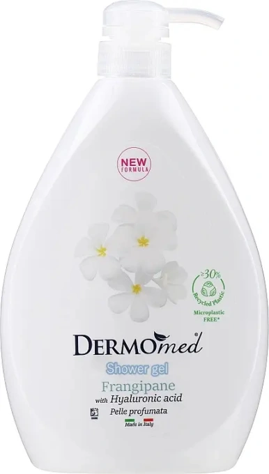 Гель для душу та ванні Dermomed shower gel frangipane 1л