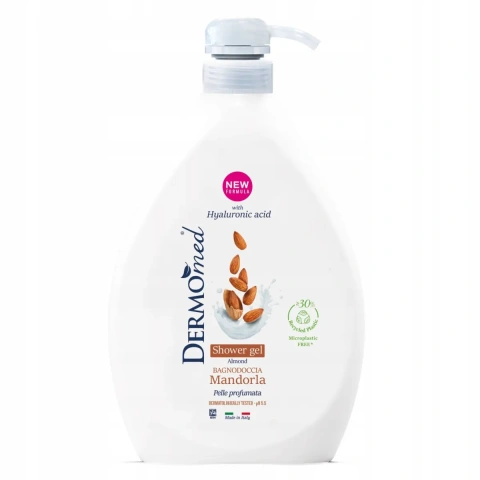 Гель для душу та ванни Dermomed shower gel mandorla 1л