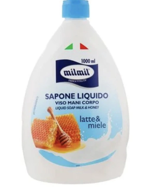 Рідке мило MilMil Milk & Honey без дозатора Запаска 1000мл