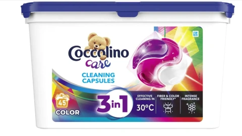 Капсули для прання кольорових речей Coccolino care 3in1 color 45шт