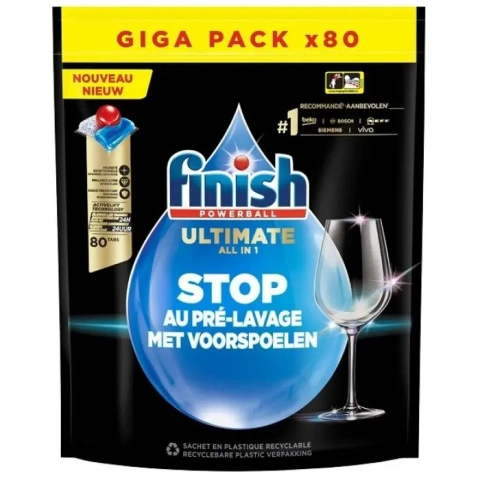 Капсули для посудомийної машини Finish finish ultimate, 80 шт