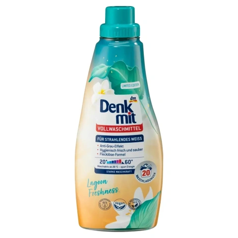 Рідкий засіб Denkmit для прання білих речей lagoon freshness 1л