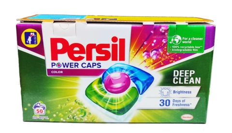 Капсули для прання persil Persil power caps color 3in1 50 шт