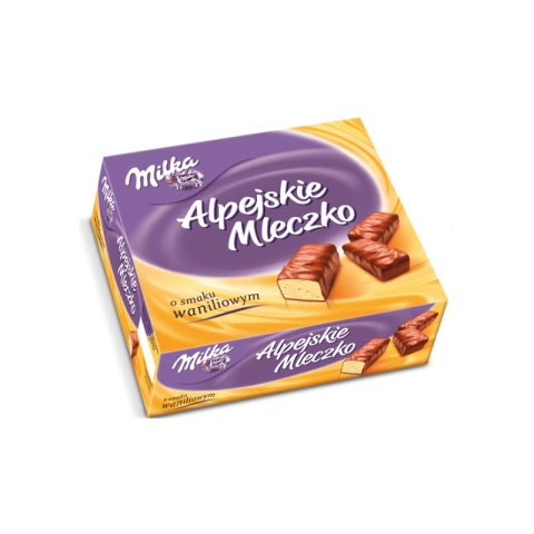 Цукерки milka Milka alpejskie mleczko з ваніллю