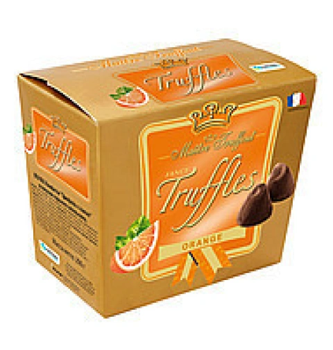 Цукерки Truffles Трюфель з какао зі смаком гіркого апельсина Maitre Truffout Австрія 200 г