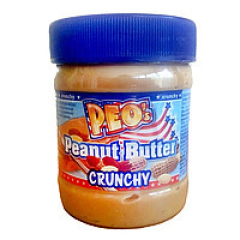 Арахісова паста Peos peanut butter crunchy (зі шматочками арахісу) Німеччина 340г