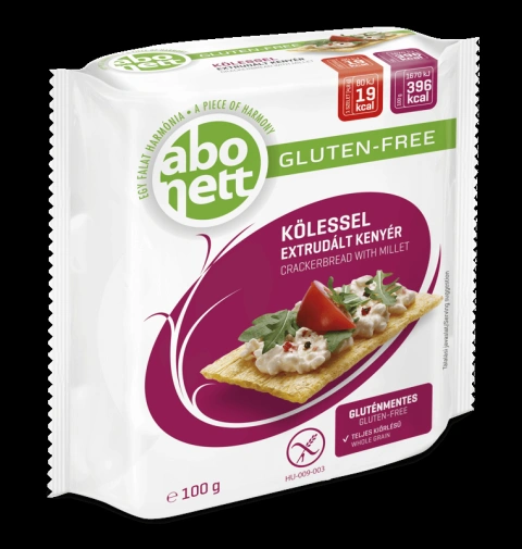 Хлібці з пшоном Abonett Gluten Free без глютену 100г