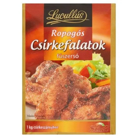 Приправа до хрусткої курочки Lucullus Ropogos csirkefalatok fuszerso Лукулуш спеції для маринування 40г