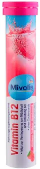 Шипучі таблетки вітаміни Mivolis Vitamin B12 20шт