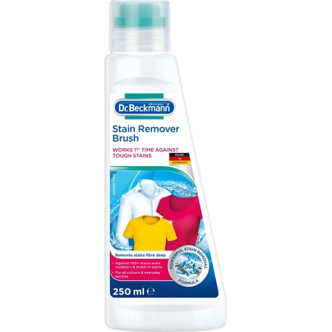 Плямовивідник з щіткою Dr. Beckmann Stain Remover Power-Brush універсальний 250мл