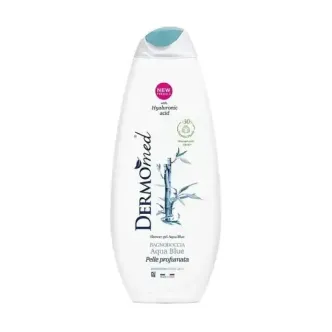Гель для душу Dermomed Shower Gel Aqua Blue with Hyaluronic Acid Морська вода 650мл