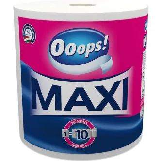 Рушники паперові Ooops Maxi Максі двошарові 1шт