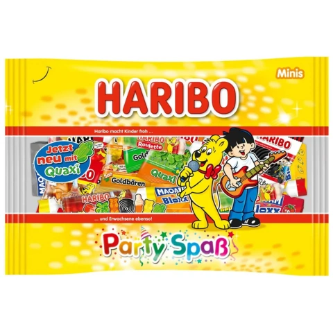 Цукерки желейні Haribo Party Spass Minis ягідний мікс асорті 26шт 425г