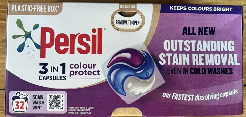 Капсули для прання кольорової білизни Persil Color Protect 3in1 Захист кольорів 32шт
