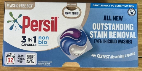 Капсули для прання без ензимів Persil Sensitive Non Bio 3in1 Сенсітів для чутливої шкіри 32шт