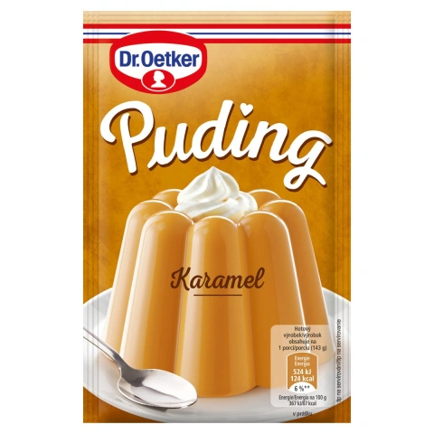 Пудинг порошок Dr Oetker Karamel krem карамельний крем 38г