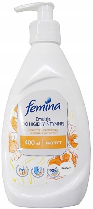 Емульсія для інтимної гігієни Femina Protect emulsija do higieny з дозатором 400мл