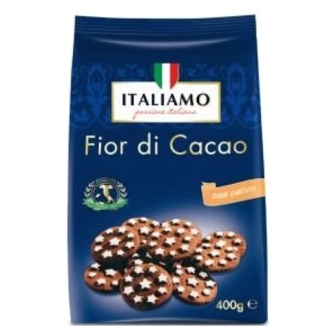 Печиво з какао Italiamo Fior di Cacao 400г