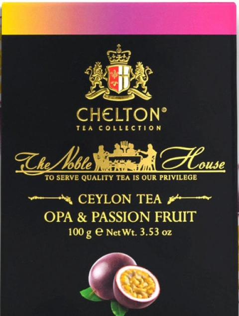 Чай цейлонський чорний 100% Chelton Premium Noble House Opa&Citrus Mix цитрусовий мікс 100г