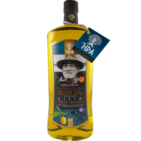 Оливкова олія першого віджиму Hpa Green&Frutti extra virgin olive oil Region Sitia Crete провінції Сітіа рафінована 1000мл