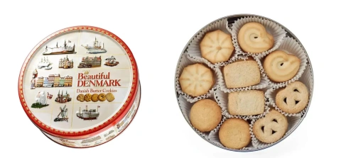 Печиво вершкове Асорті Jacobsens Bakery Beatiful Denmark Danish Butter Cookies подарунковий Бокс 454г
