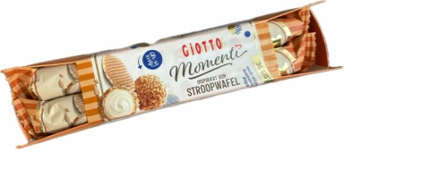 Цукерки шоколад з вафлями Ferrero Giotto Momenti Stroopwafel в карамельному сиропі 154г
