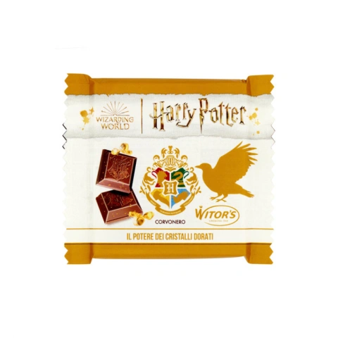 Шоколад молочний з міні-гранулами Witors Harry Potter Corvonero Сила золотих кришталів Герб факультету Рейвенклав 50г