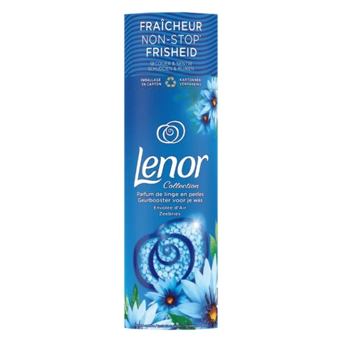 Ароматизатор для прання білизни в гранулах Lenor Envolee dair Zeebries Квітковий Туба 235г