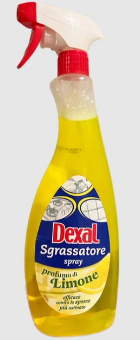 Універсальний спрей проти жиру Dexal Sgrassatore spray Profumo di Limone парфумований Лимон 1л