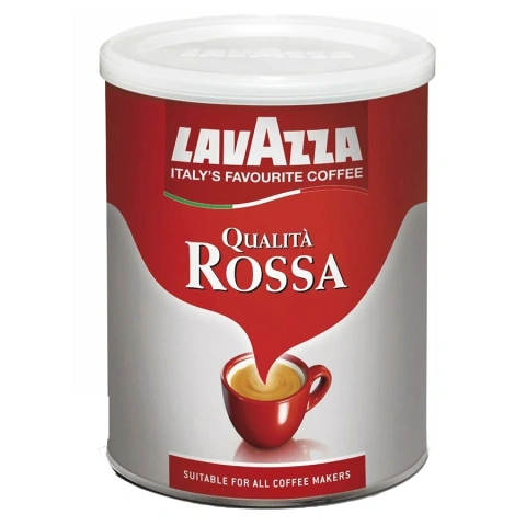 Кава мелена Lavazza qualita rossa арабіка 70% робуста 30% 250г