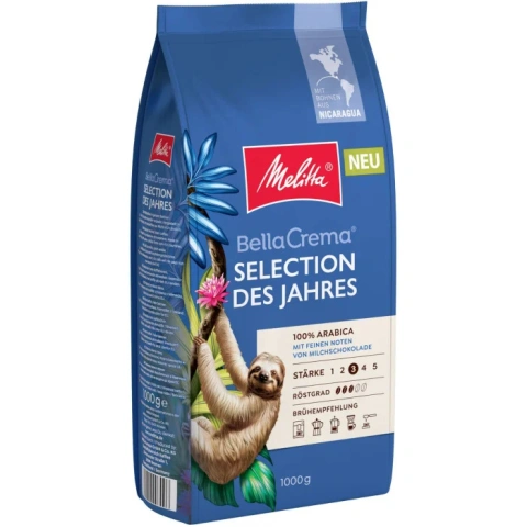 Кава в зернах Melitta Bella Crema 2025 Selection des Jahres 100% арабіка 1кг