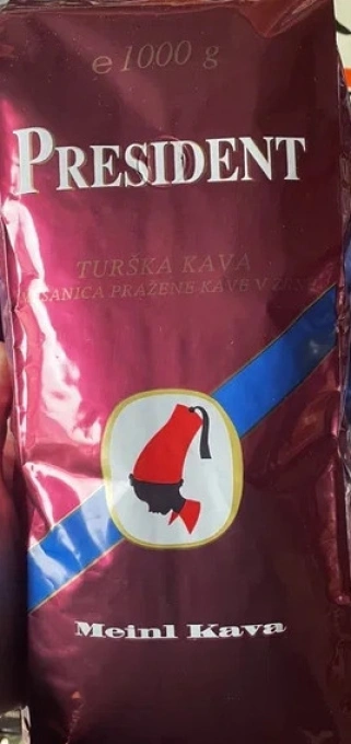 Кава в зернах Julius Meinl President Turska kava купаж арабіки 1000г