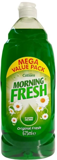 Гель для миття посуду Cussons Morning Fresh Original Fresh SparkleX Блискучий посуд Оригінал 675мл