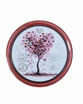 Печиво Cвяткове Jacobsens Bakery Hearts Tree Love Сердечка Дерево кохання вершкове Бокс 150г